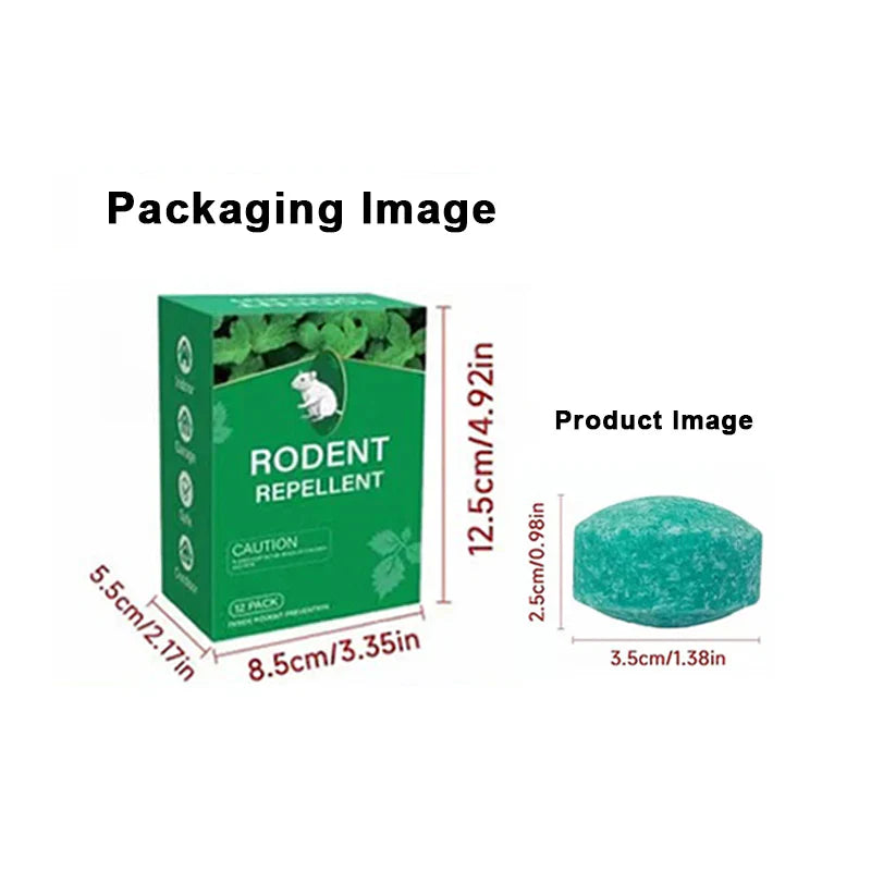 🌿 Peppermint & Cinnamon Oil Rodent🐭 Repellent Balls for Home & Garage
