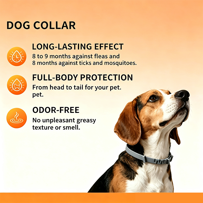 Adjustable Flea & Tick Repellent Dog Collar – Fresh Scent Outdoor Protection for Dogs 🐾🌿