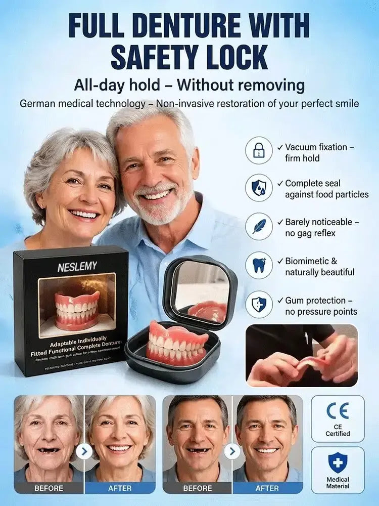 🎁Ends Today: 70% OFF! 🦷Advanced Customized Full Denture Set🦷 (🔥10,000+ Sold In Last 30 Day)