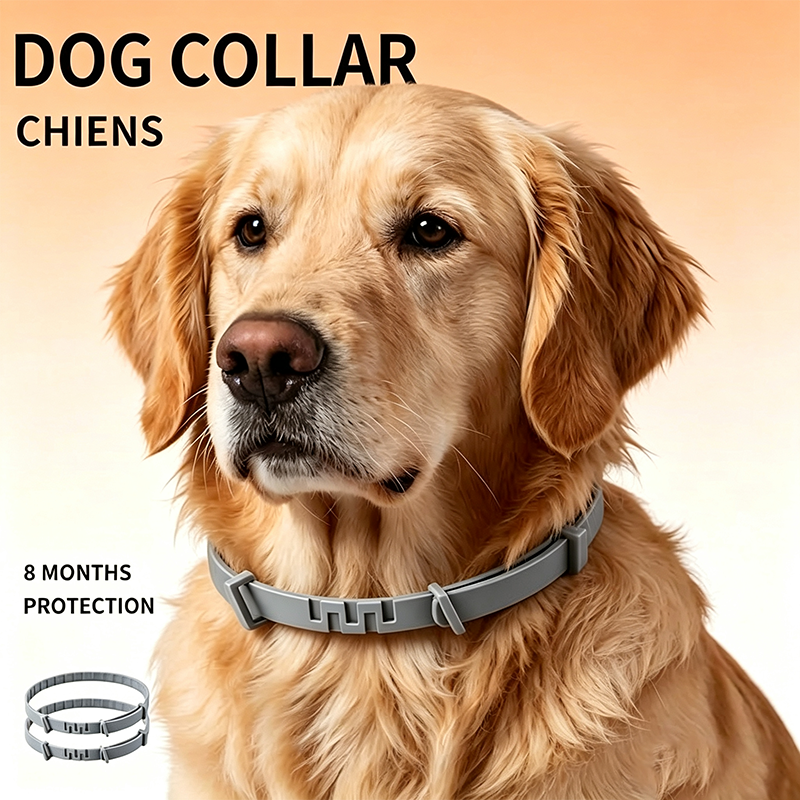 Adjustable Flea & Tick Repellent Dog Collar – Fresh Scent Outdoor Protection for Dogs 🐾🌿