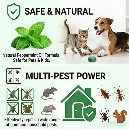 🌿 Peppermint & Cinnamon Oil Rodent🐭 Repellent Balls for Home & Garage