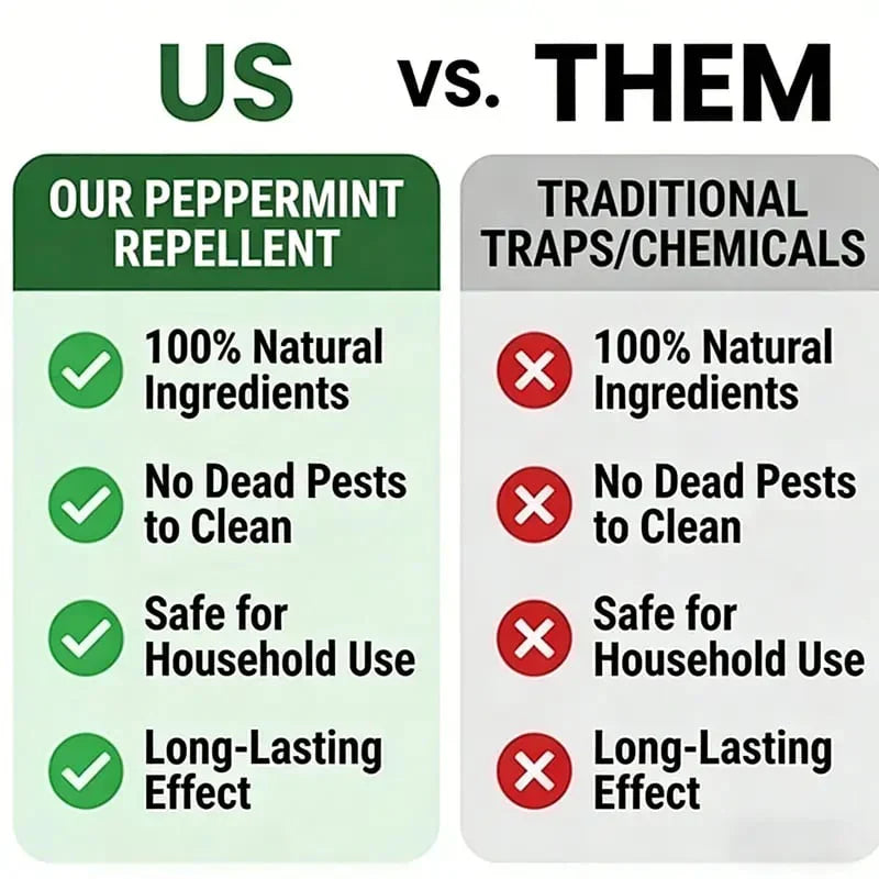 🌿 Peppermint & Cinnamon Oil Rodent🐭 Repellent Balls for Home & Garage