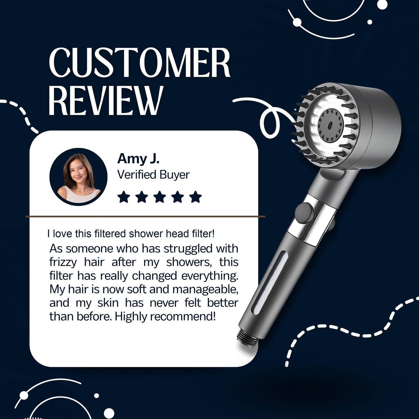 🚿 THE FILTERED SHOWERHEAD™ — PURE WATER, BETTER SHOWERS