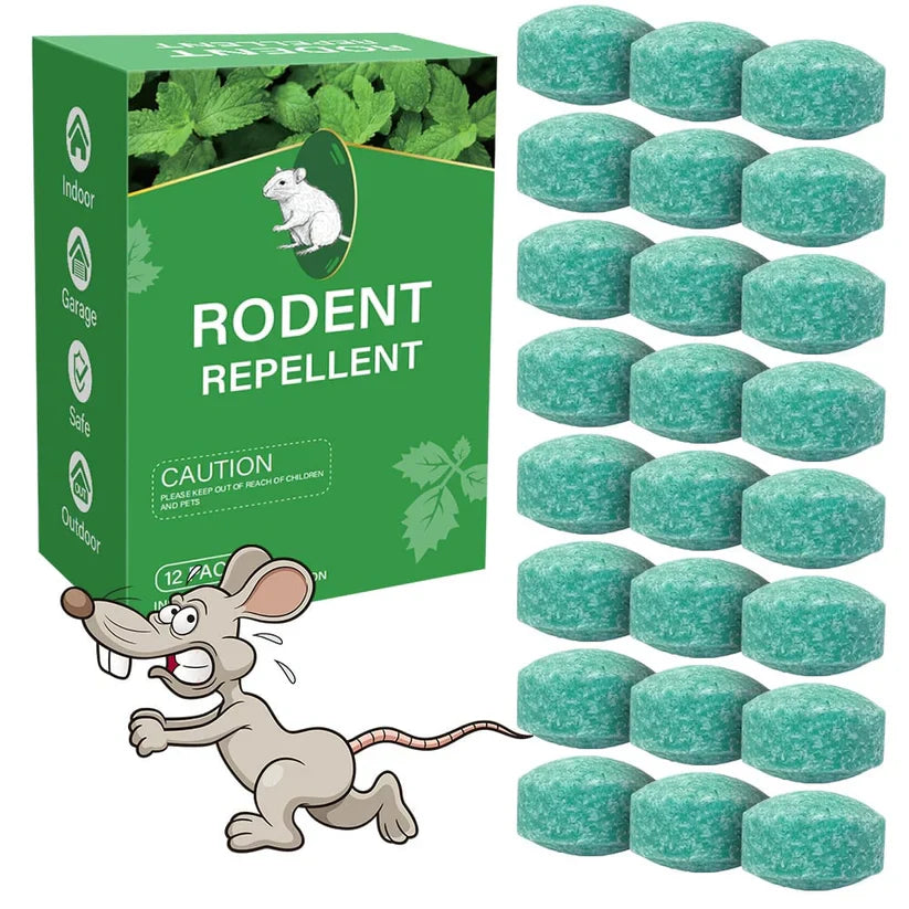 🌿 Peppermint & Cinnamon Oil Rodent🐭 Repellent Balls for Home & Garage