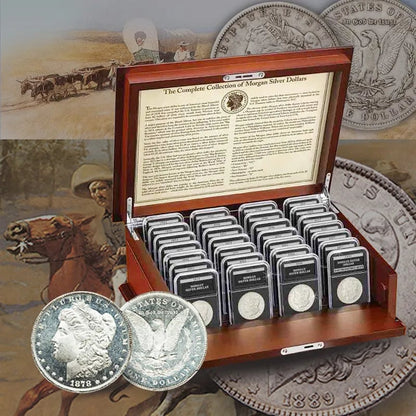 🔥Last 10 sets!!![Complete Set]1878-1921 Morgan Silver Dollar 28PC💰