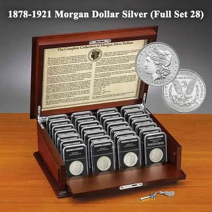 🔥Last 10 sets!!![Complete Set]1878-1921 Morgan Silver Dollar 28PC💰