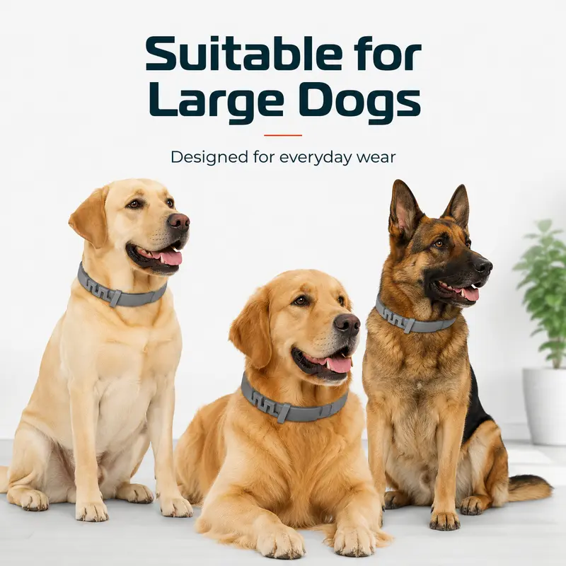 Adjustable Flea & Tick Repellent Dog Collar – Fresh Scent Outdoor Protection for Dogs 🐾🌿